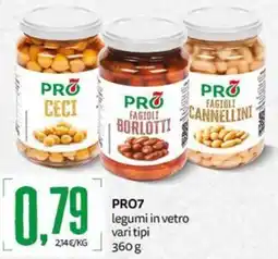 PRO7 Supermercati PRO7 legumi in vetro offerta