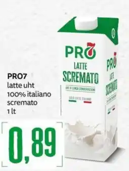 PRO7 Supermercati PRO7 latte scremato offerta