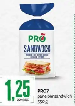 PRO7 Supermercati PRO7 pane per sandwich offerta