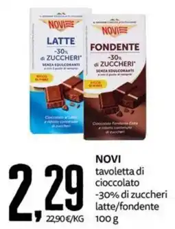 PRO7 Supermercati Novi tavoletta di cioccolato offerta