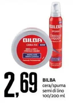 PRO7 Supermercati Bilba cera/spuma semi di lino offerta