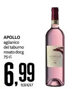 PRO7 Supermercati Apollo aglianico del taburno rosato docg offerta