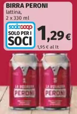 Coop Superstore Birra Peroni offerta