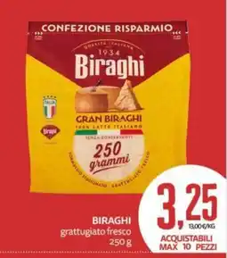 PRO7 Supermercati Biraghi grattugiato fresco offerta