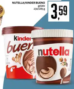 PRO7 Supermercati Nutella/Kinder Bueno gelato offerta