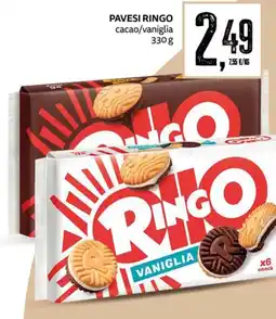 PRO7 Supermercati Pavesi Ringo vaniglia offerta