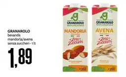 PRO7 Supermercati Granarolo bevanda mandorla/avena senza zuccheri offerta