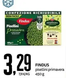 PRO7 Supermercati Findus pisellini primavera offerta