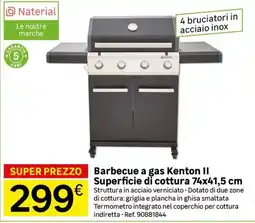 Leroy Merlin Barbecue a gas Kenton II offerta