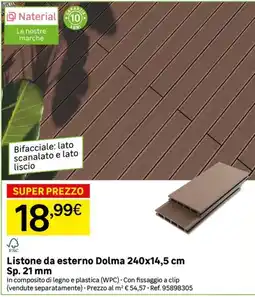 Leroy Merlin Listone da esterno Dolma offerta