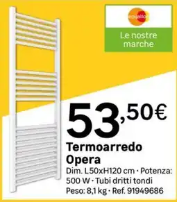 Leroy Merlin Termoarredo Opera offerta