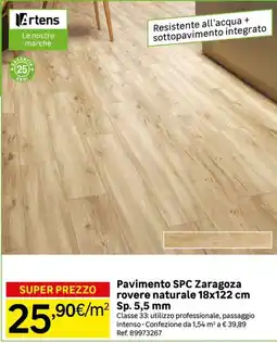 Leroy Merlin Pavimento SPC Zaragoza rovere naturale offerta