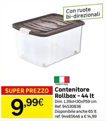 Leroy Merlin Contenitore Rollbox offerta