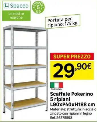 Scaffale Pokerino