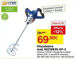 Leroy Merlin Miscelatore Dexter Power offerta