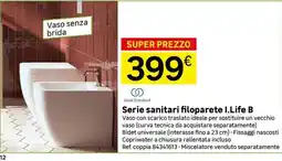Leroy Merlin Serie sanitari filoparete I.Life B Ideal Standard offerta