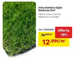 Leroy Merlin Erba sintetica Giglio offerta