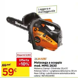 Leroy Merlin Motosega a scoppio mod. MMS 2630 offerta