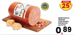 Interspar Mortadella Despar con/senza pistacchi offerta