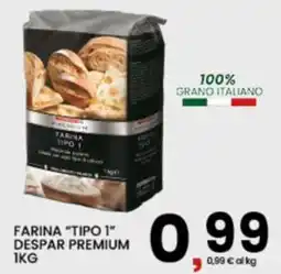Interspar Farina "Tipo 1" Despar Premium offerta