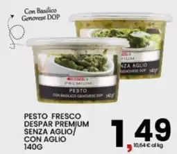 Interspar Pesto fresco Despar Premium offerta