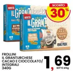 Interspar Frollini il granturchese cacao e cioccolato/ integrali offerta