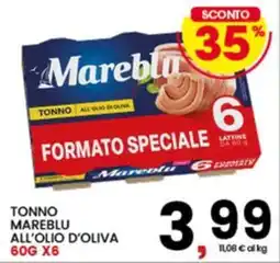 Interspar Tonno Mareblu all'olio d'oliva offerta