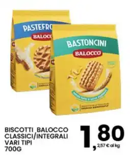Interspar Biscotti Balocco classici/integrali offerta
