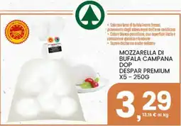 Interspar Mozzarella di bufala campana dop despar premium offerta