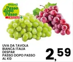 Interspar Uva da tavola bianca Italia Despar Passo dopo Passo offerta