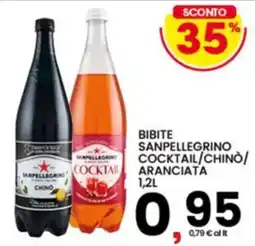 Interspar Bibite Sanpellegrino Cocktail/Chinò/Aranciata offerta