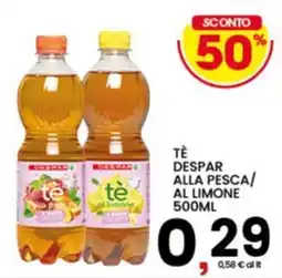 Interspar Tè Despar alla pesca / al limone offerta