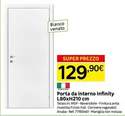 Leroy Merlin Porta da interno Infinity offerta