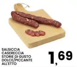 Interspar Salsiccia Casereccia Storie di Gusto offerta