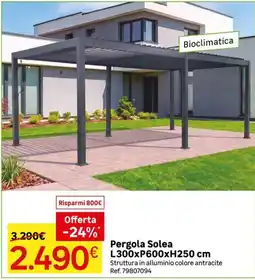 Leroy Merlin Pergola Solea offerta