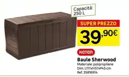 Leroy Merlin Baule Sherwood Keter offerta