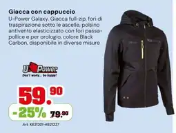 TuttoGiardino Giacca con cappuccio U-Power Galaxy offerta