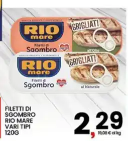 Interspar Filetti di sgombro Rio Mare offerta