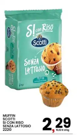 Interspar Muffin Scotti Si con Riso Senza Lattosio offerta