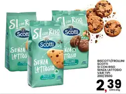 Interspar Biscotti/Frollini Scotti Si con Riso senza lattosio offerta