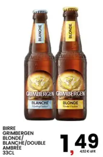 Interspar Birre Grimbergen Blonde/Blanche/Double Ambrée offerta