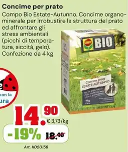 TuttoGiardino Concime prato Estate-Autunno offerta
