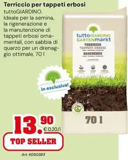 TuttoGiardino Terriccio per tappeti erbosi tuttoGIARDINO offerta