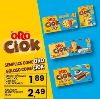 Interspar Biscotti/snack Oro Ciok offerta