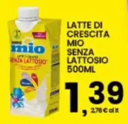 Interspar Latte di crescita mio senza lattosio offerta