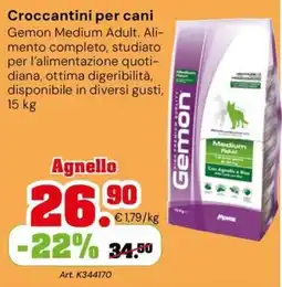 TuttoGiardino Crocchettini per cani Gemon Medium Adult offerta