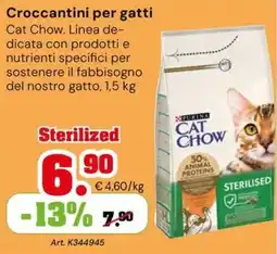 TuttoGiardino Crocchettini per gatti Cat Chow offerta