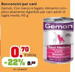 TuttoGiardino Bocconcini per cani Gemon offerta