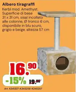 TuttoGiardino Albero tiragraffi Kerbl mod. Amethyst offerta
