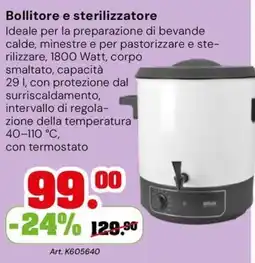 TuttoGiardino Bollitore e sterilizzatore offerta